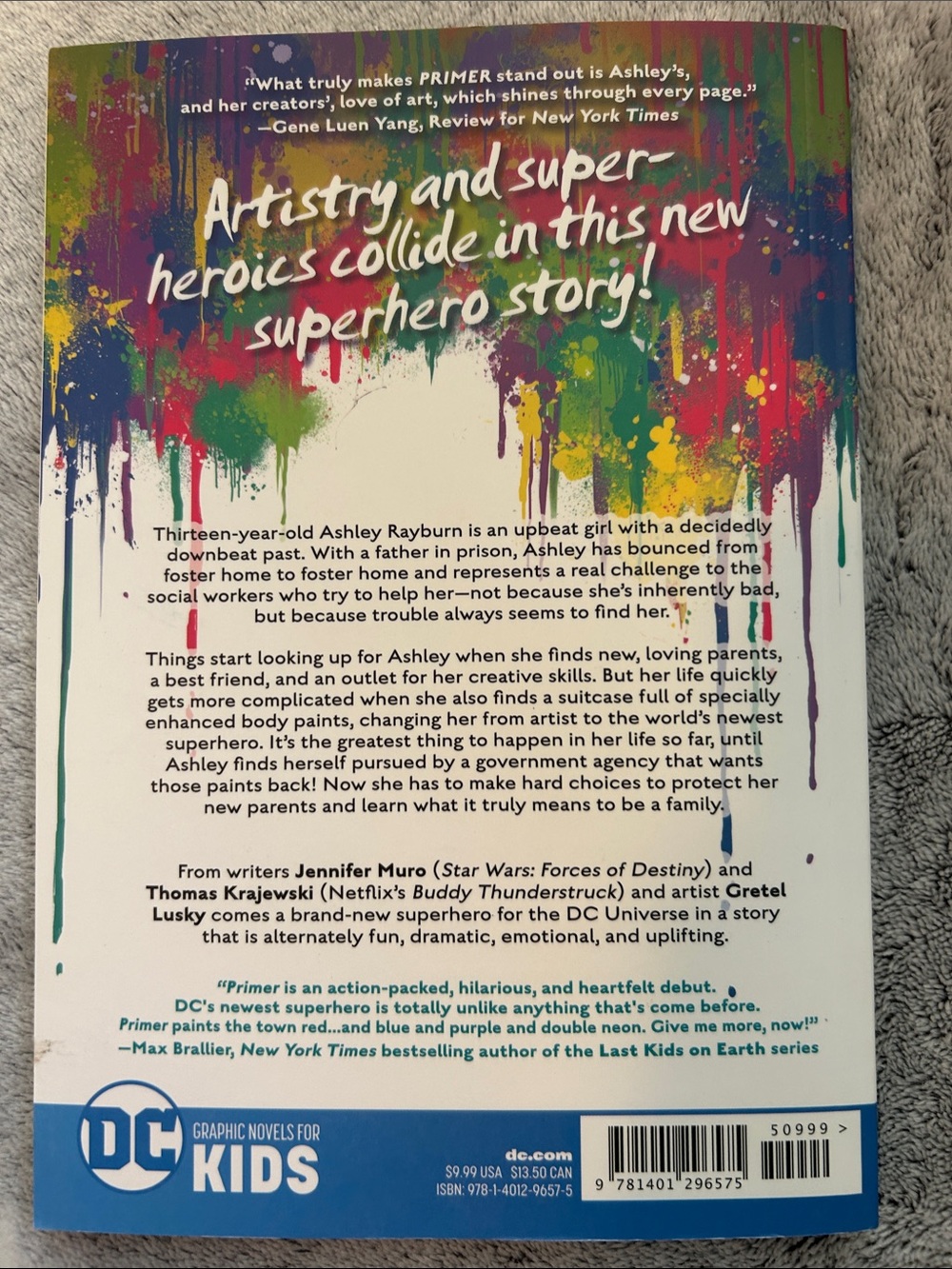DC Primer Graphic Novel — Multicolor Paint-Splatter Cover - Picture 2 of 2